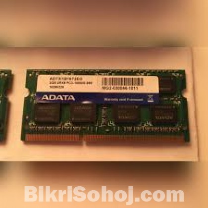 laptop ram ddr-3 4gb adata 1600bus